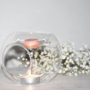 Glazen waxbrander