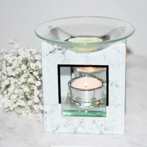 Alternative view of Marmeren Glazen Waxbrander – Luxe Eid Cadeauset