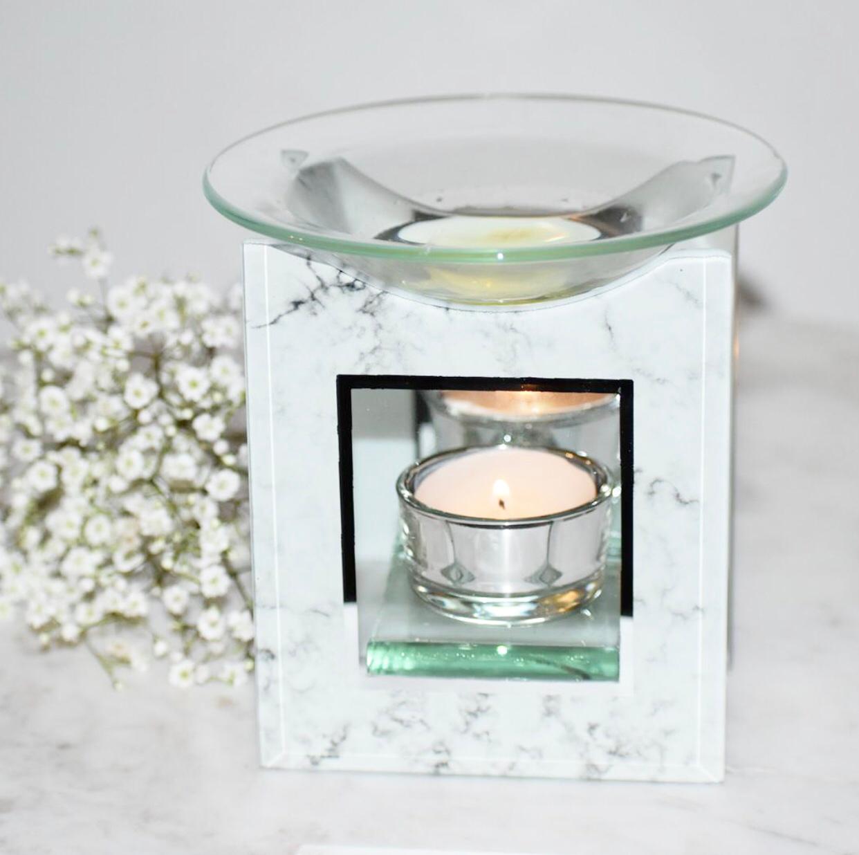 Marmeren Glazen Waxbrander – Luxe Eid Cadeauset - Afbeelding 2