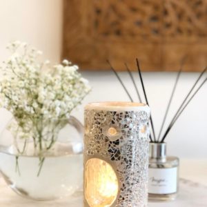 Mozaïek brander Wit