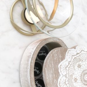 cadeauset - Spiraalbrander met houten hartjes doos - Afbeelding 2