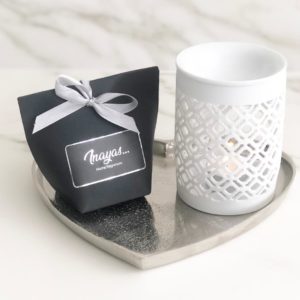 Cadeauset hart met oosterse brander